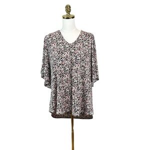 Woman’s Dear Scarlett floral flowy top size M